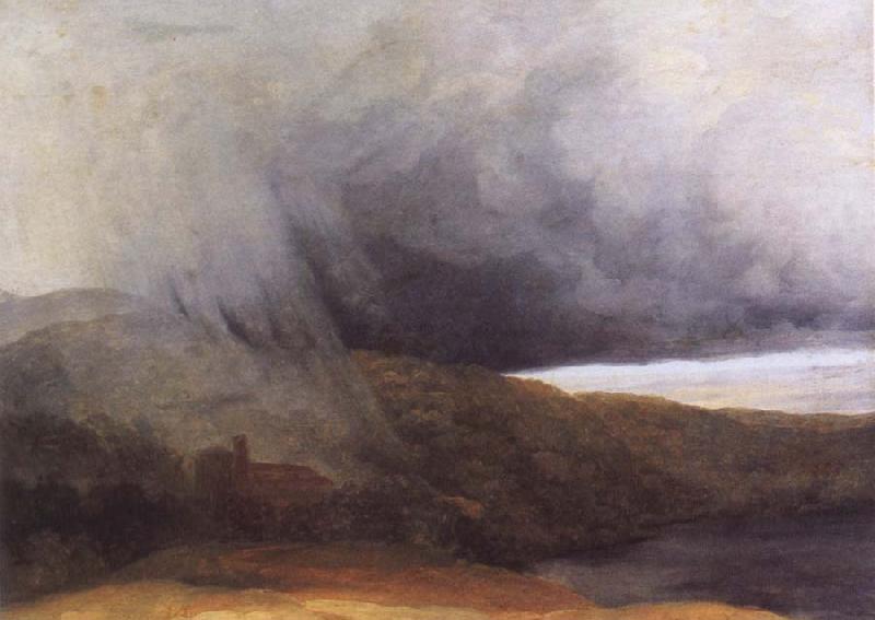 Pierre de Valenciennes Storm by the Banks of a Lake Sweden oil painting art